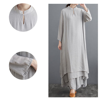 Foviel Einfaches Muster Meditation Gebet Spirituelle Zen Praxis Yoga Kleidung Damen Set