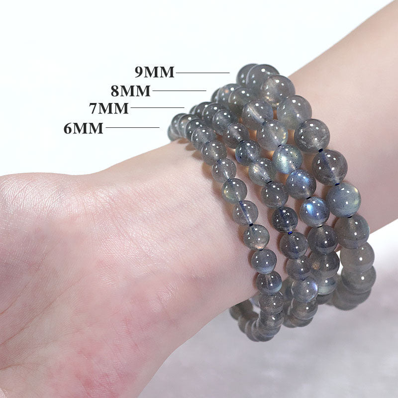 Buddha Stones Natural Moonstone Calm Positive Bracelet Bracelet BS 14