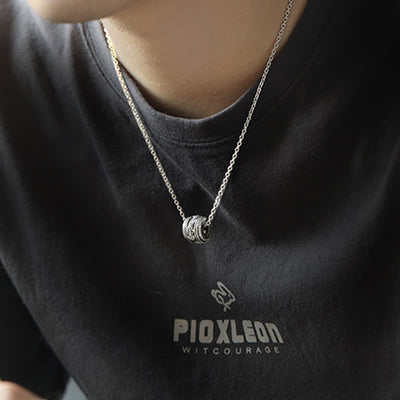 Buddha Stones PiXiu Luck Wealth Rotatable Necklace Pendant Necklaces & Pendants BS 2