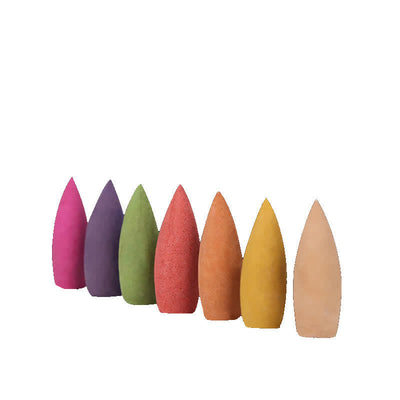 Buddha Stones Mixed Floral Aroma Sandalwood Backflow Incense 50 Cones Pack Incense BS 6