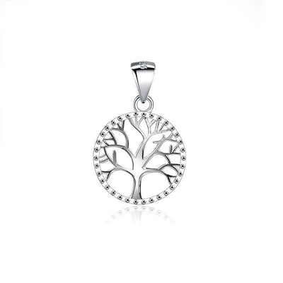 Buddha Stones The Tree of Life 925 Sterling Silver Creation Necklace Pendant Necklaces & Pendants BS 7