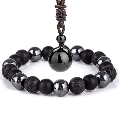 Buddha Stones Tibetan Tiger's Eye Bracelet Necklace Set Necklace, Bracelet BS 4