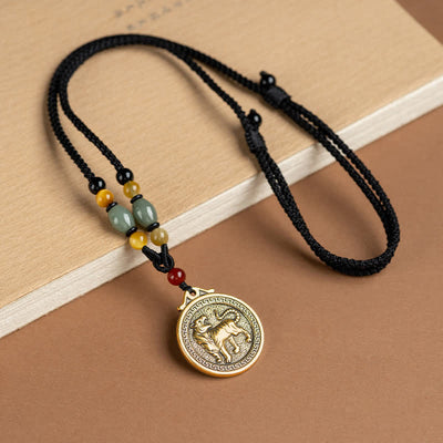12 Chinese Zodiac Blessing Wealth Fortune Necklace Pendant Necklaces & Pendants BS Tiger