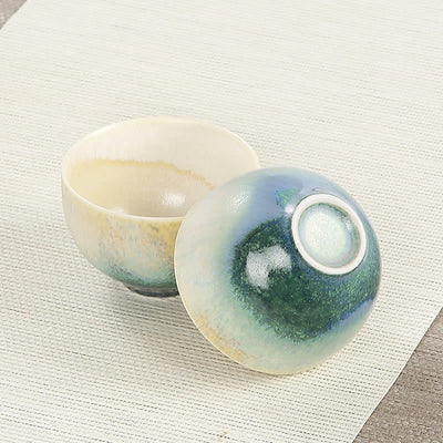 Buddha Stones Creative Green Ceramic Teacup Kung Fu Tea Cups Cup BS 10
