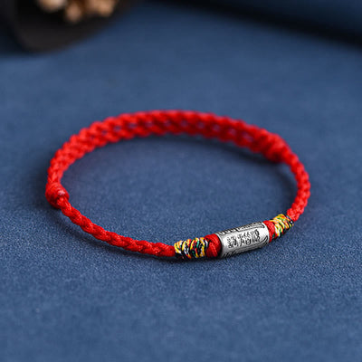 Foviel Handcrafted 925 Sterling Silver Everything Goes Well Design Protection Strength Bracelet Anklet