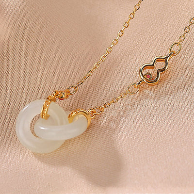 Buddha Stones 925 Sterling Silver Round Jade Luck Prosperity Necklace Chain Pendant Necklaces & Pendants BS 4