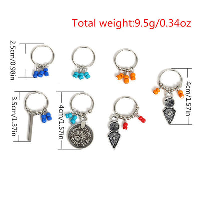 Buddha Stones Antique Leaf Coins Beads Barrette Hair Pins Decoration Decorations BS 2
