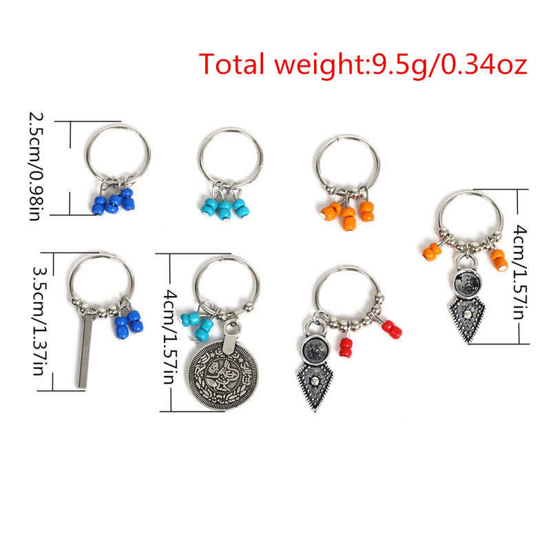 Buddha Stones Antique Leaf Coins Beads Barrette Hair Pins Decoration Decorations BS 2