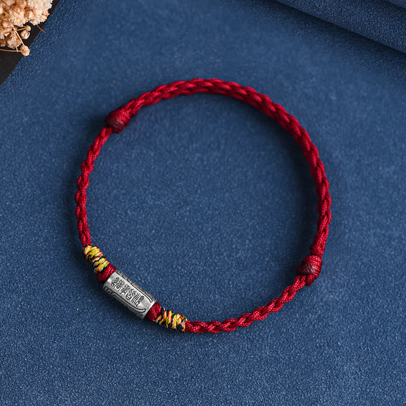 Foviel Handcrafted 925 Sterling Silver Everything Goes Well Design Protection Strength Bracelet Anklet