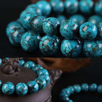 Buddha Stones Natural Phoenix Stone Strength Courage Bracelet Bracelet BS 8