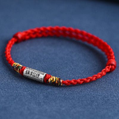 Foviel Handcrafted 925 Sterling Silver Everything Goes Well Design Protection Strength Bracelet Anklet