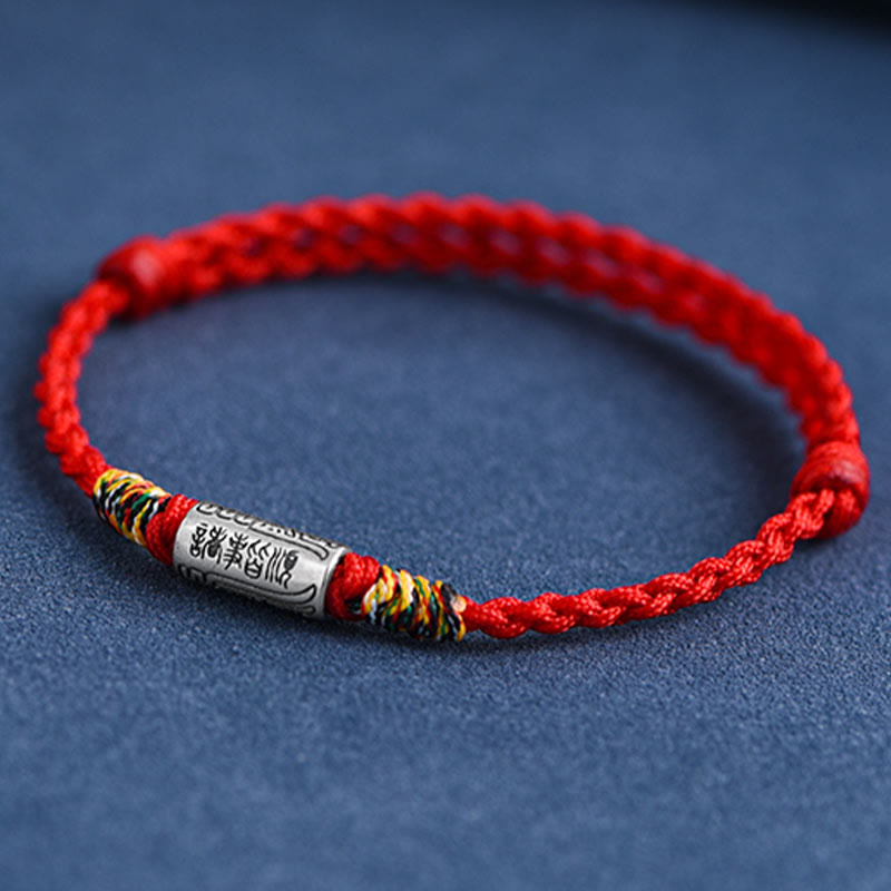Foviel Handcrafted 925 Sterling Silver Everything Goes Well Design Protection Strength Bracelet Anklet
