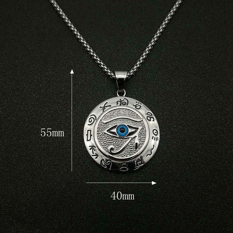 Pendentif collier de protection Œil d'Horus Foviel — image 4