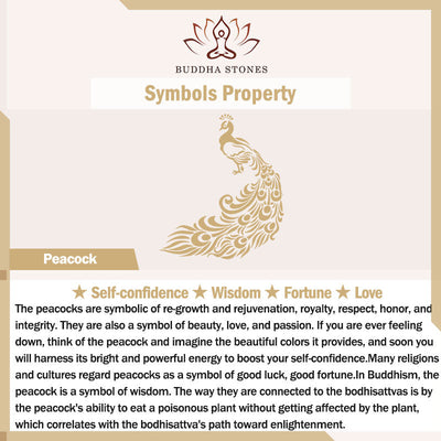 Buddha Stones Peacock Amber Fortune Love Necklace Pendant Ring Necklaces & Pendants BS 8