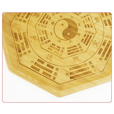 Buddha Stones Feng Shui Bamboo Bagua Map Harmony Energy Map Bagua Map BS 31