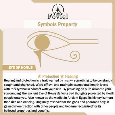 Buddha Stones Eye of Horus Protection Necklace Pendant - image 4