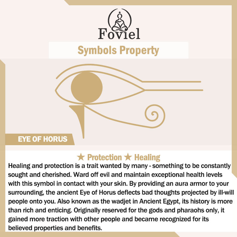 Buddha Stones Eye of Horus Protection Necklace Pendant - image 4