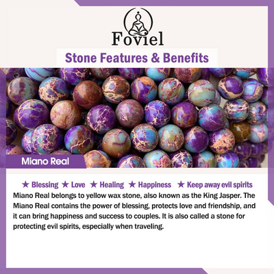 Buddha Stones Tibetan Purple Miano Real Bead Harmony Lotus Mala Mala Bracelet BS 9