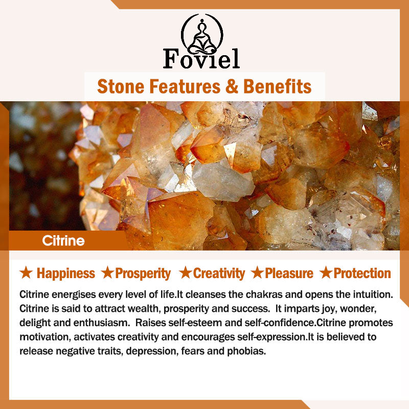 Buddha Stones Natural Citrine Pi Xiu Stretch Bracelet Bracelet BS 4