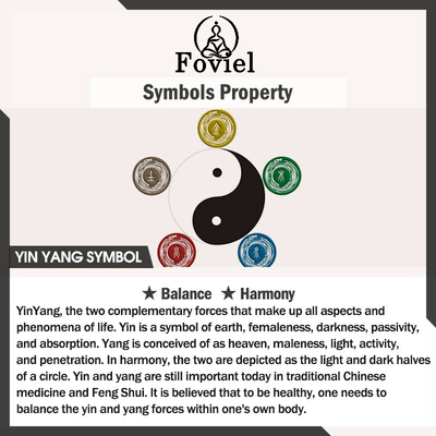 Buddha Stones Yin Yang Balance Titanium Steel Couple Ring - image 6
