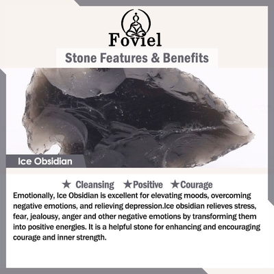 Buddha Stones 12 Constellations of the Zodiac Ice Obsidian Blessing Round Pendant Necklace - image 8