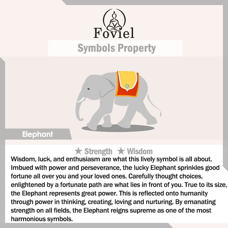 Buddha Stones Elephant Pewter Titanium Steel Strength Necklace Pendant Necklaces & Pendants BS 9