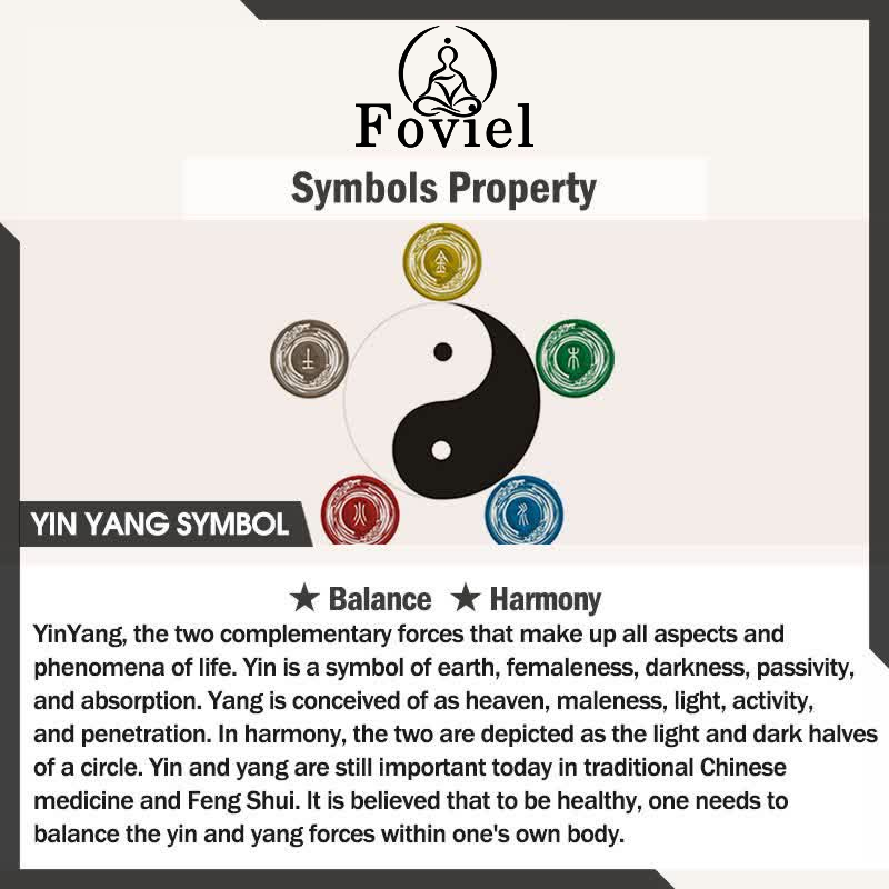 Buddha Stones Bagua Yin Yang Black Obsidian Purification Beaded Necklace Pendant Necklaces & Pendants BS 10