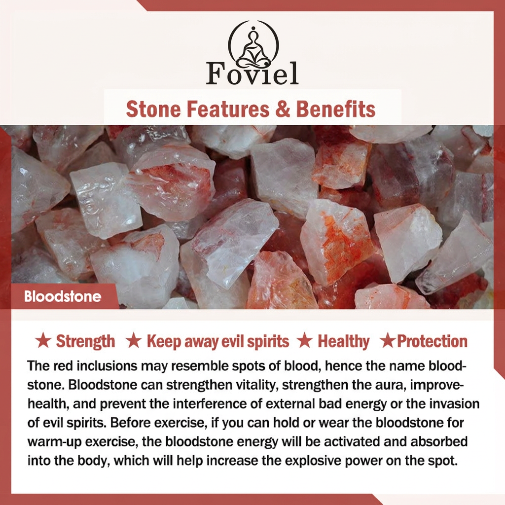 Foviel Bloodstone stone features and benefits