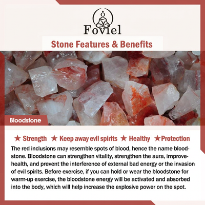 Foviel Bloodstone stone features and benefits