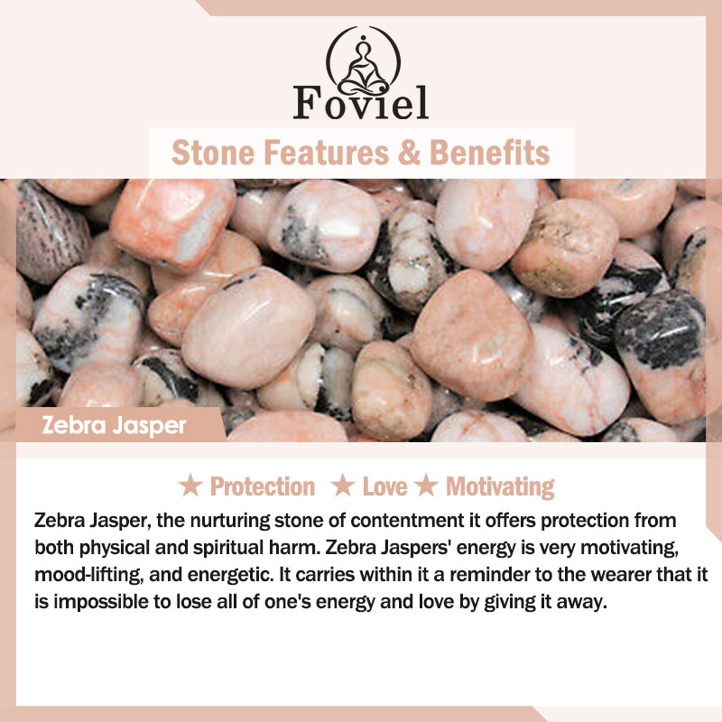 Foviel Zebra Jasper stone features and benefits