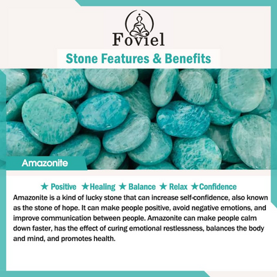 Foviel Amazonite stone features and benefits