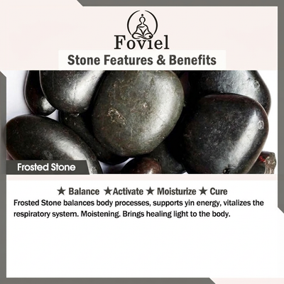 Buddha Stones 2Pcs Frosted Stone Tiger Eye 333 222 111 11:11 444 Angel Number Cure Bracelet - image 5