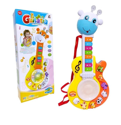 Fidtoy Giraffe Musical Guitar Toy with Light and Sound for Kids