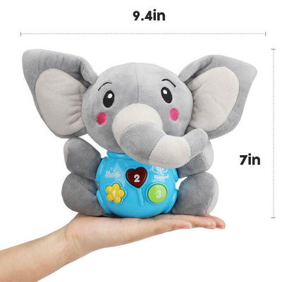 Peluche Elefante Musical para Bebé Fidtoy con Luces y Sonidos