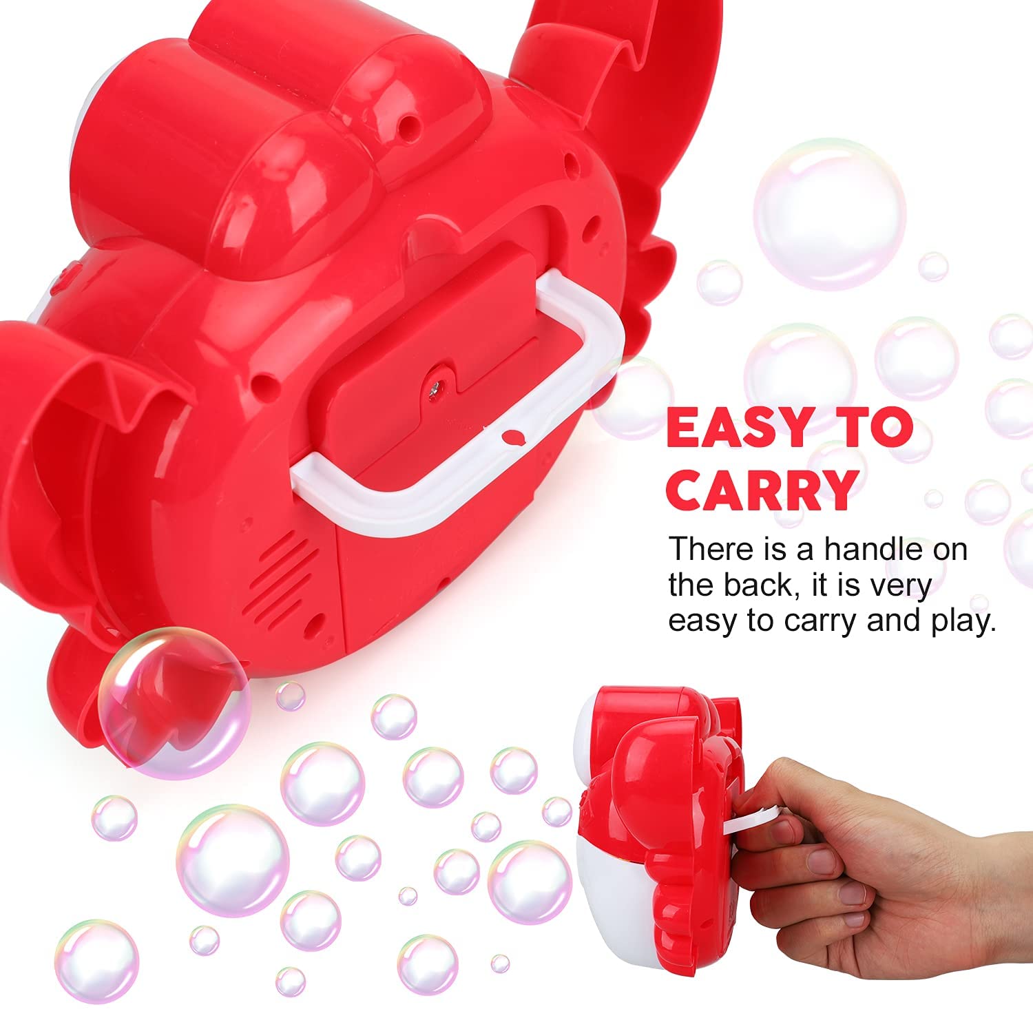 Fidtoy Whale & Crab Bubble Bath Toy for Kids with Music and Bubbles