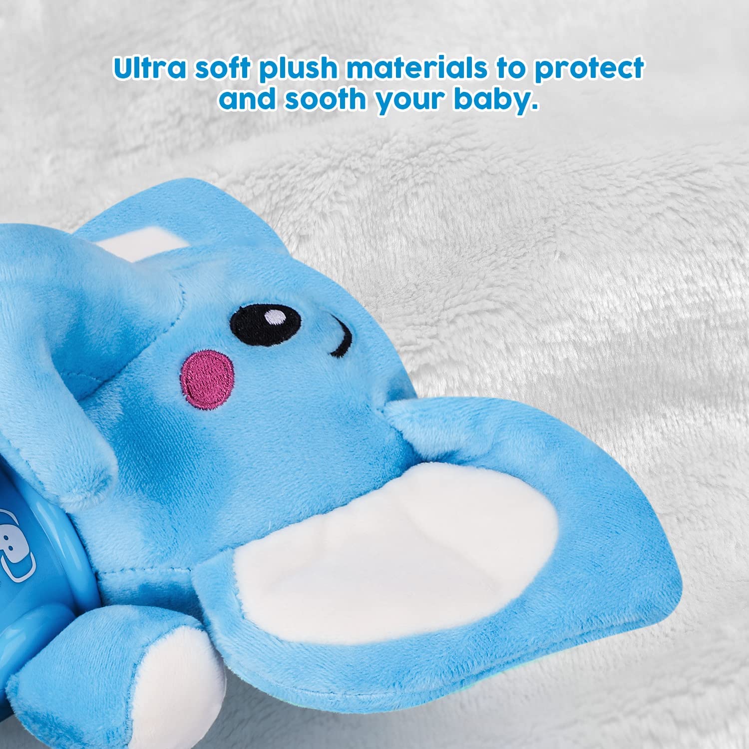 Peluche Elefante Musical para Bebé Fidtoy con Luces y Sonidos