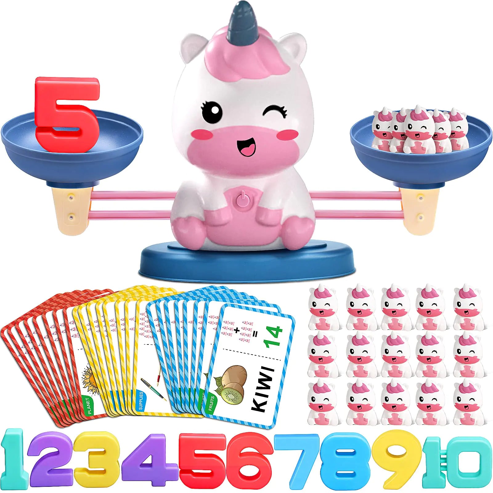 Fidtoy Unicorn Math Balance Early Learning Toy