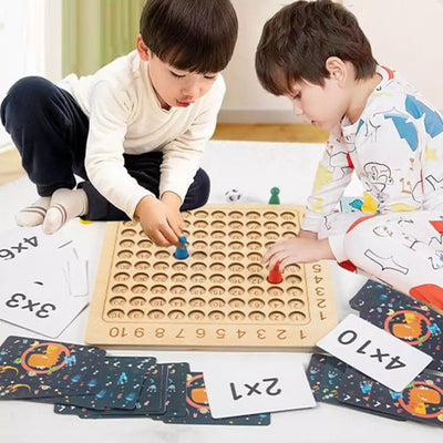 Jeu de société de multiplication - Jouets mathématiques