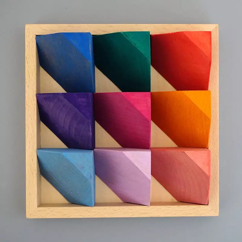 Wooden Corner Creative Blocks - Open ended wooden toys