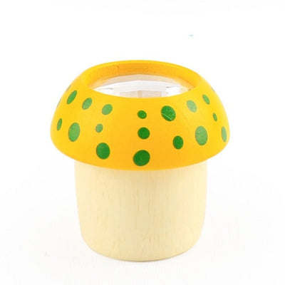 Ensemble de 8 kaléidoscopes Champignon en bois - Jouets sensoriels