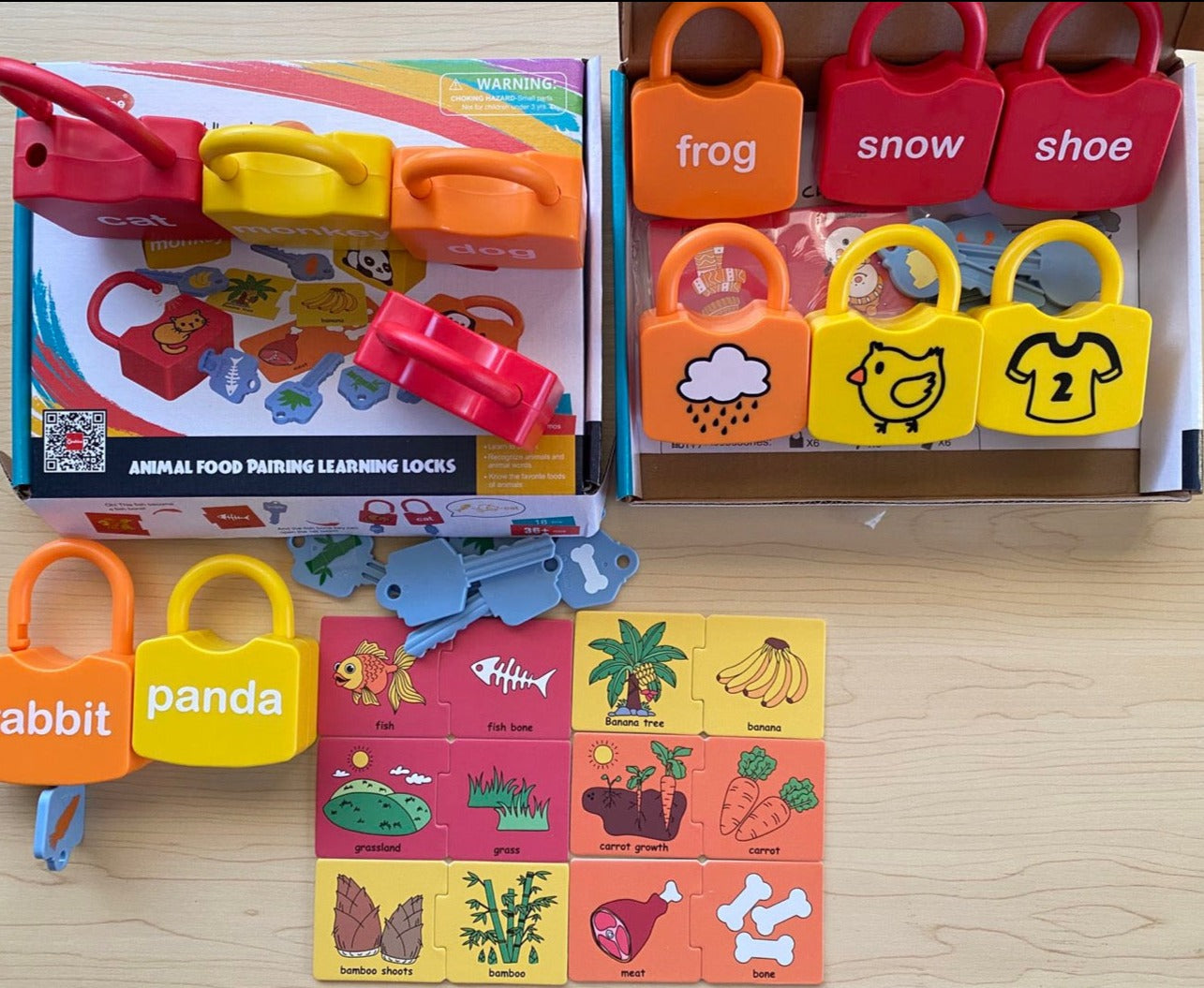 Onshine Serrures numériques et serrures alphabétiques - Jouets pour la motricité fine