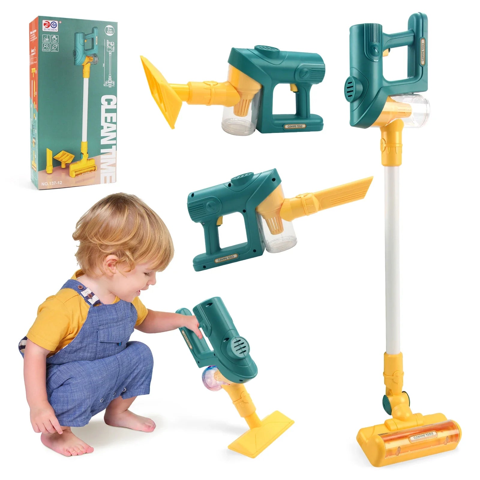 Cleantime™ - Petits ramasse-poussière - Aspirateur jouet