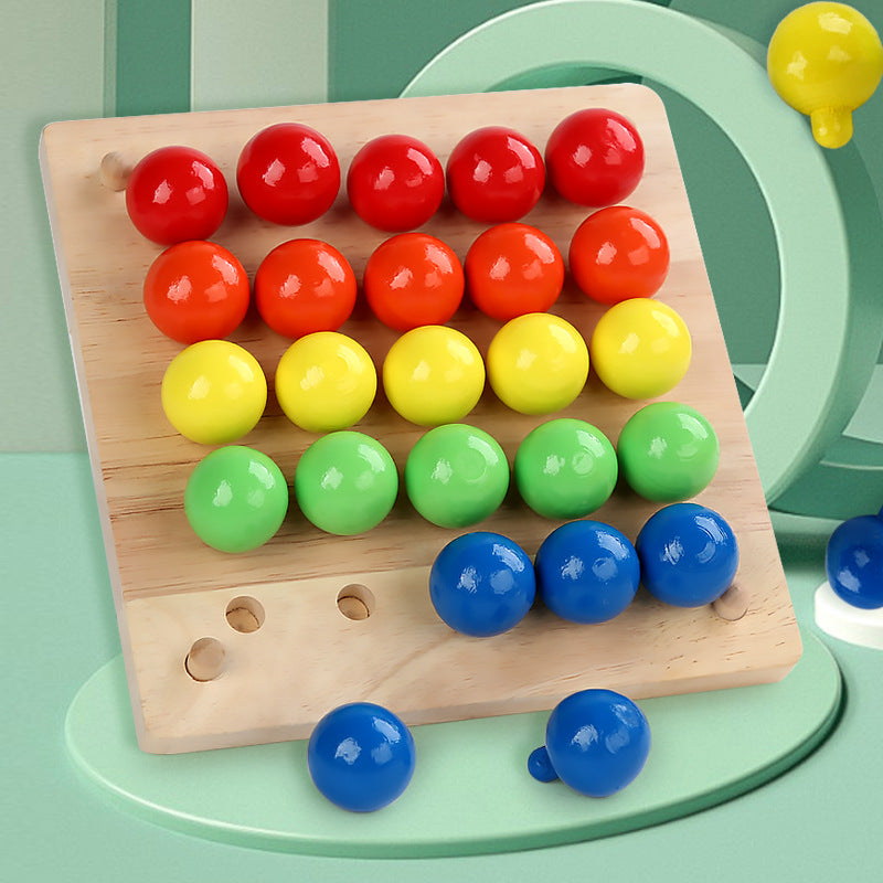 Wooden Mushroom Nails-Fine motor skills toys