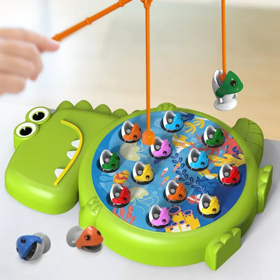 Ensemble de pêche Dino™ – Améliore la concentration – Jeu de pêche magnétique