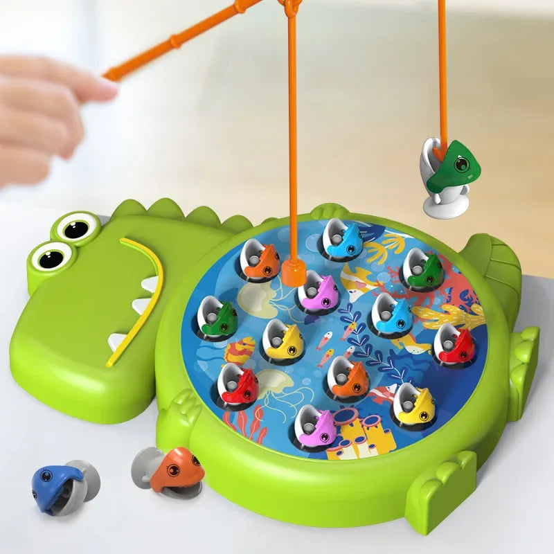 Ensemble de pêche Dino™ – Améliore la concentration – Jeu de pêche magnétique