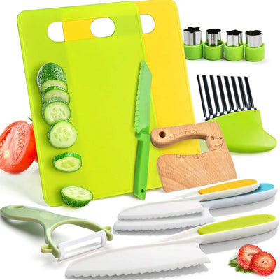 Junior Chef Set™ - Veilig snijden - Speelgoed keukenset