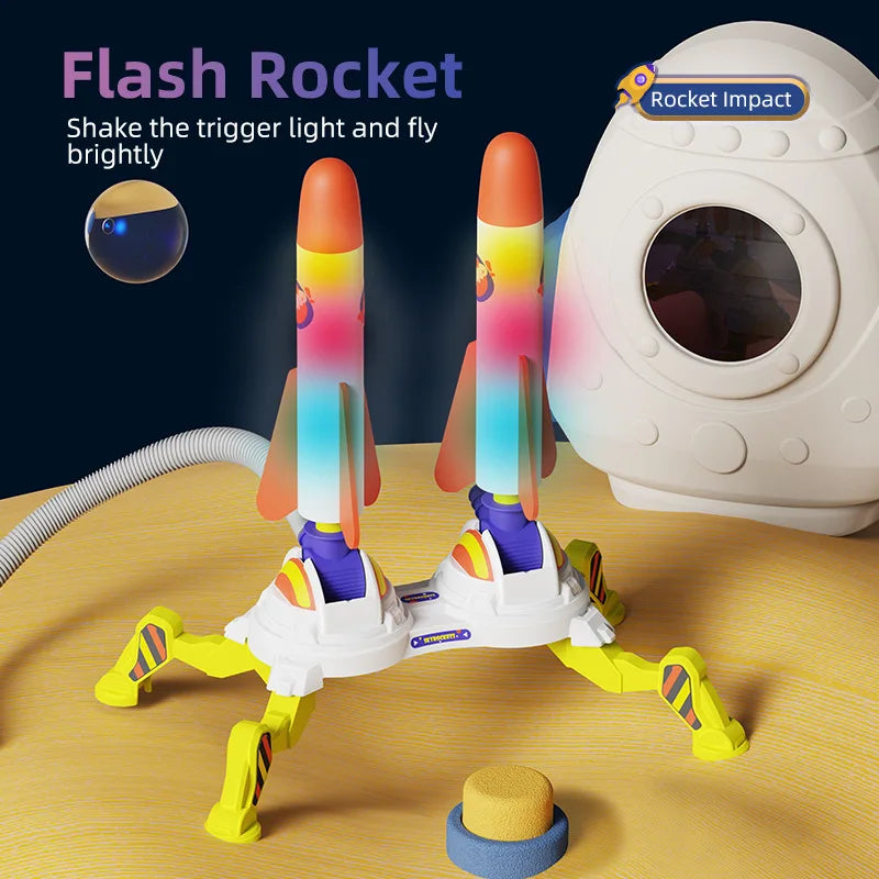 Air Rocket - Spring & Lanceer - Raket Speelgoed