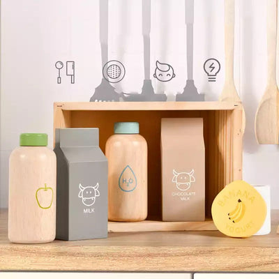 Wooden Simulation Breakfast Toys - Open ended wooden toys