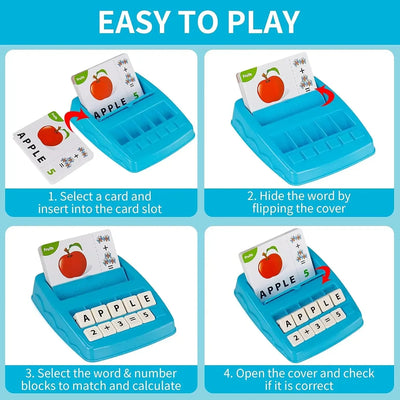 EduPlay – 2-in-1 - Leer- & Spelset met Alfabet- en Cijferkaarten