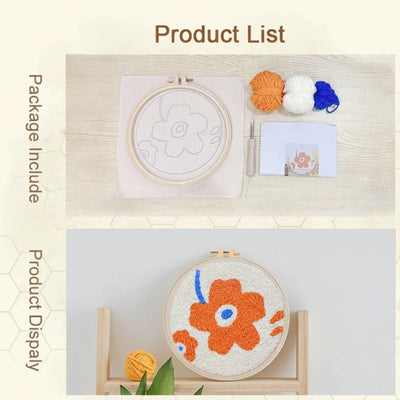 BloomCraft – Creativo y Hecho a Mano – Kit de Inicio de Bordado